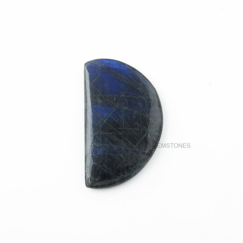 Labradorit 25 x 43 mm elegant ädelsten - Smyckestillverkning - Labradorit ädelsten - Kalibrerade cabochoner - Partihandel ädelsten cabochon - 1 st bild 1
