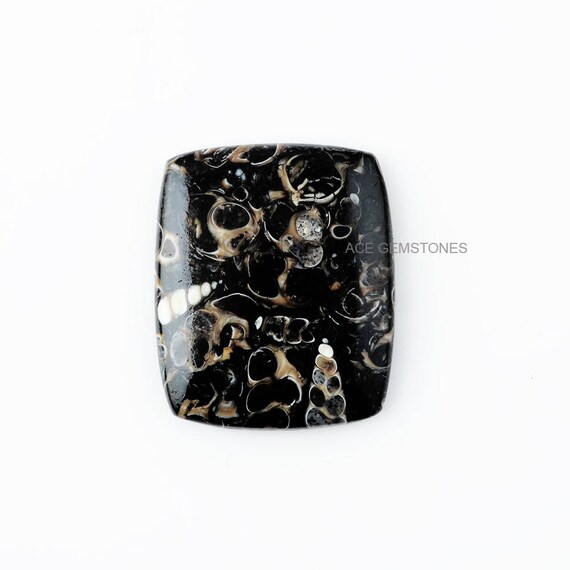 Turtella 31x37mm Rounded Rectangle Cabochons Gemstone, Turtella Gemstone, Polished Stone, Handmade Gemstone, Jewelry Supplier- 1 Pcs.
