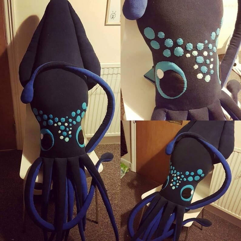Giant 8foot Squid Plush Custom | Etsy