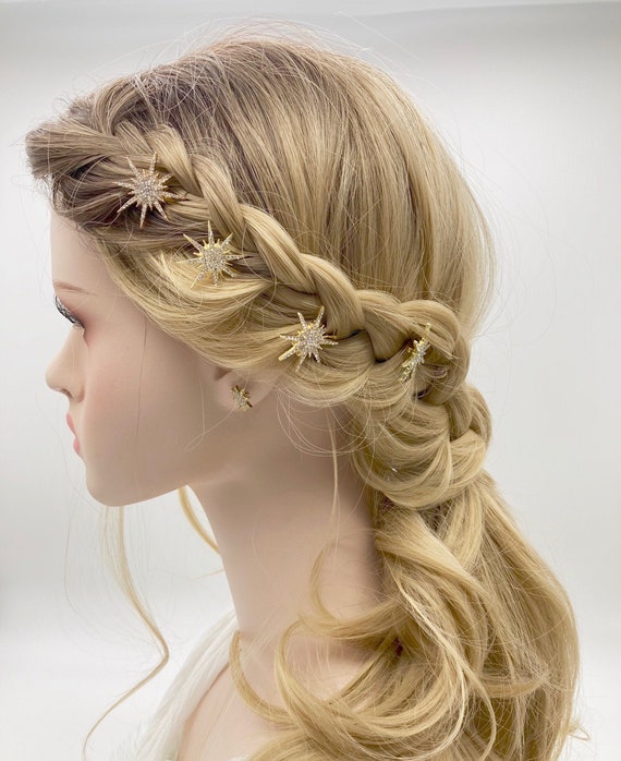 star hair clips