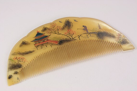 Kanzashi Antique Japanese Hair Comb Chinese Hair C