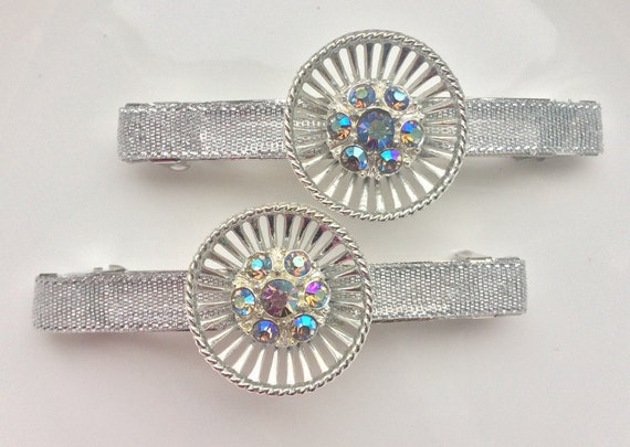Wedding Barrette Bridal Hair Barrette Crystal Wedd