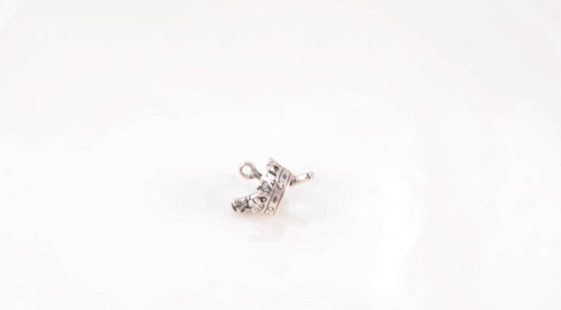 sterling silver crown pin