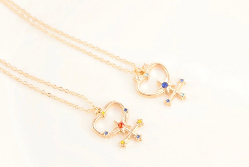 Sailor Venus Costume Necklace Love Necklace Sailor V Love Beauty Necklace Sailor Moon Necklace Mina Costume Sailor Moon Costume Jewellery