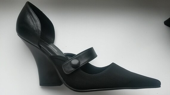 Black Heel Shoes Vintage Women's Shoes High Heels