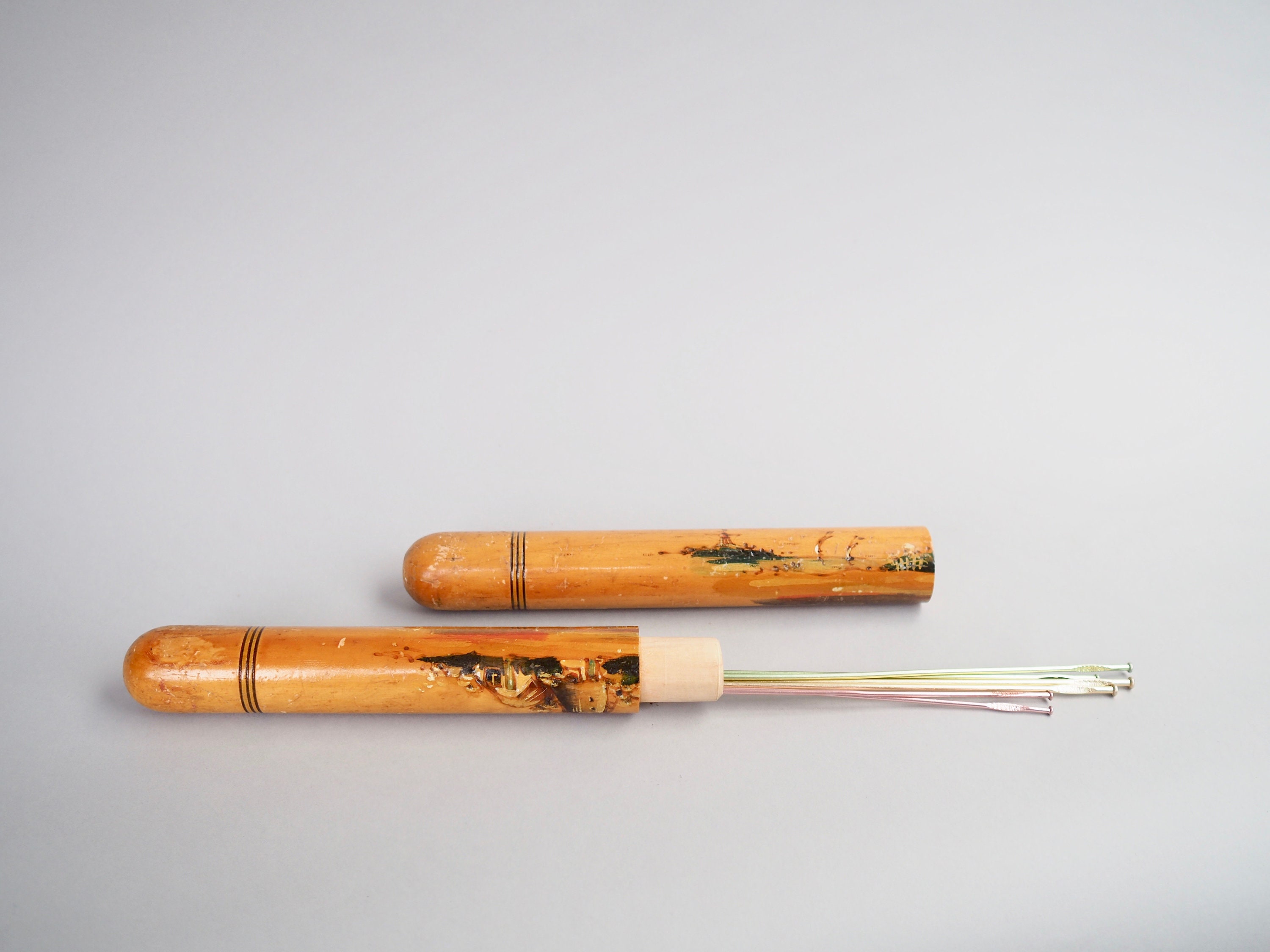 Needle Case. Vintage dutch needle case. Large Knitting needle case –  UpperDutch