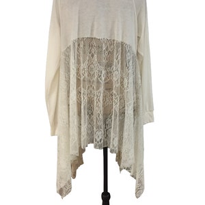 Stevie Nicks Duster Boho Chic Lace Waterfall Cardigan With - Etsy