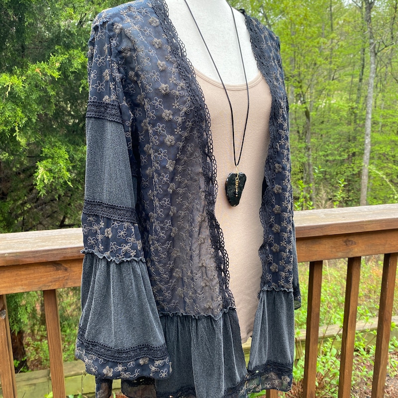 Boho linen cardigen