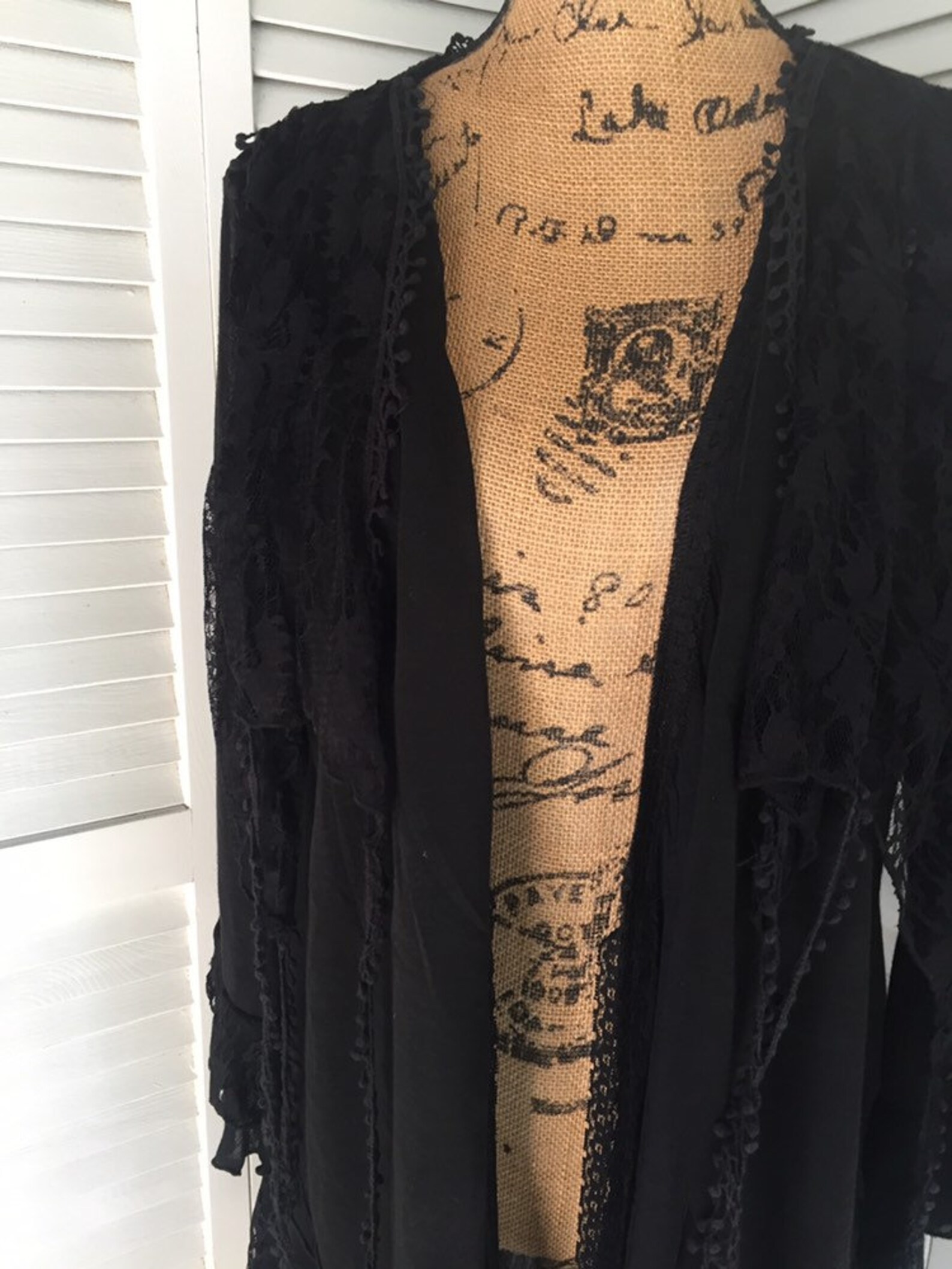 Plus size Stevie Nicks sweater boho chic gypsy cardigan | Etsy