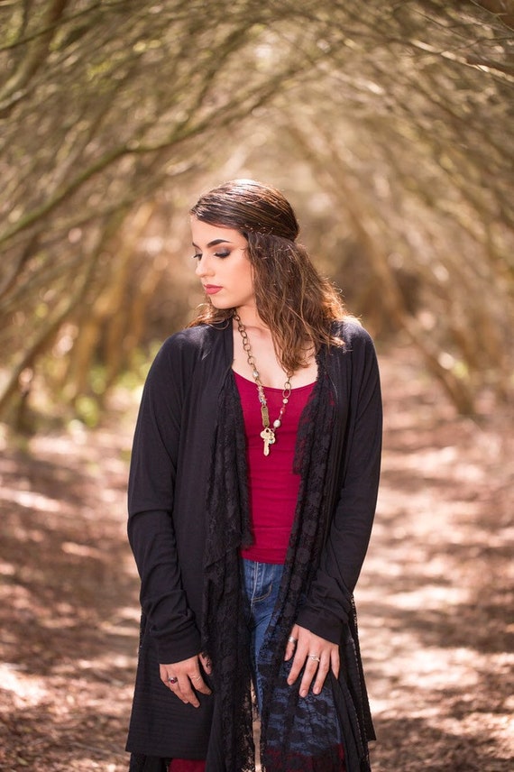 Runway45BohoChic Boho Chic Lace Cardigan, Stevie Nicks Style