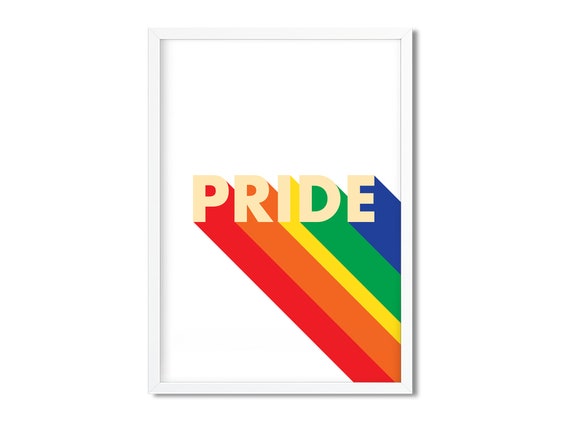 LGBTQ Pride Poster LGBT Poster Gay Pride Print Pride - Etsy UK