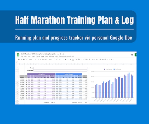 Excel Running Program Excel Running Template