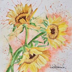 Colorado Wild Flower Prints Stunning Gallery Wall From My Original Paintings Sunflowers Unframed