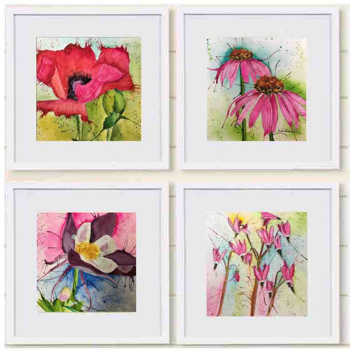 Print of My Original Painting of Indian Blanket Flower Etsy