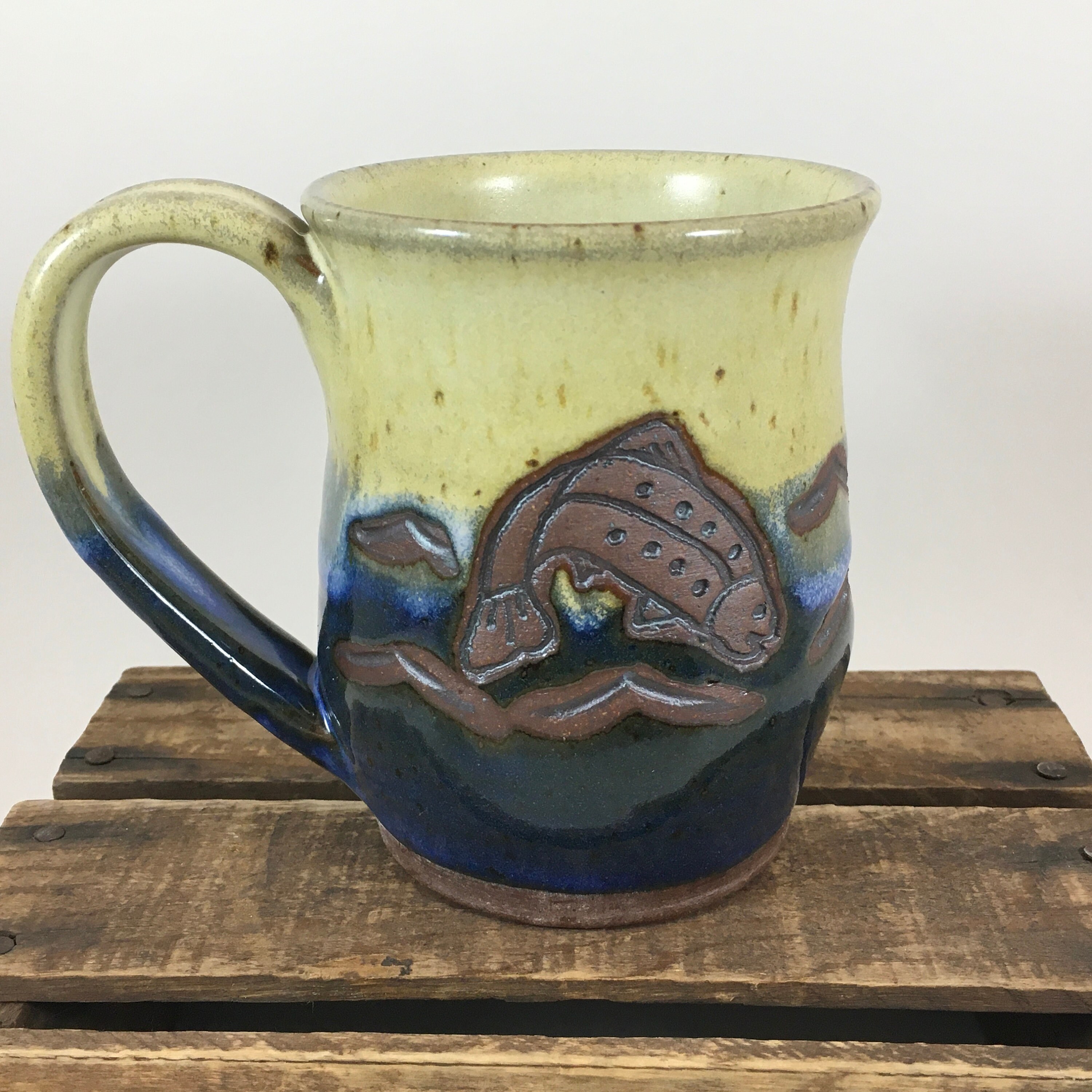 Muskie Man Ceramic Coffee Mug — Fish Face Goods