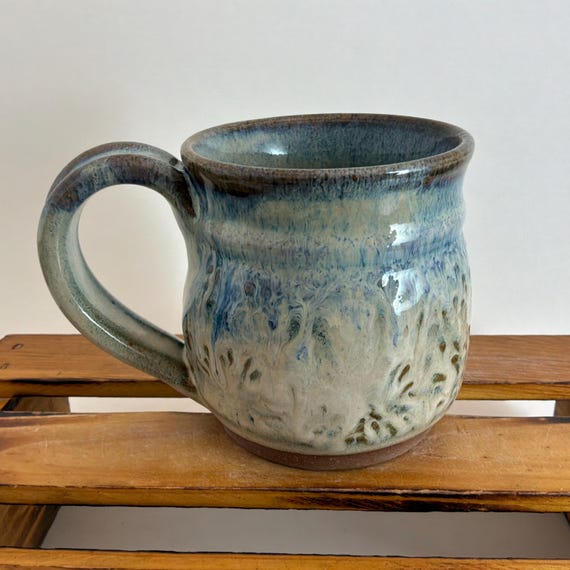 9 Ounce Ceramic Mug, Handmade Pottery Mug, Ready to Ship!