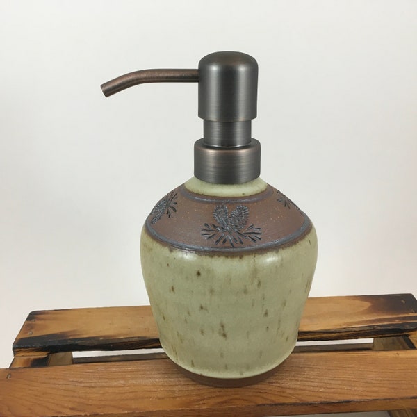 Pottery Soap Dispensers Etsy