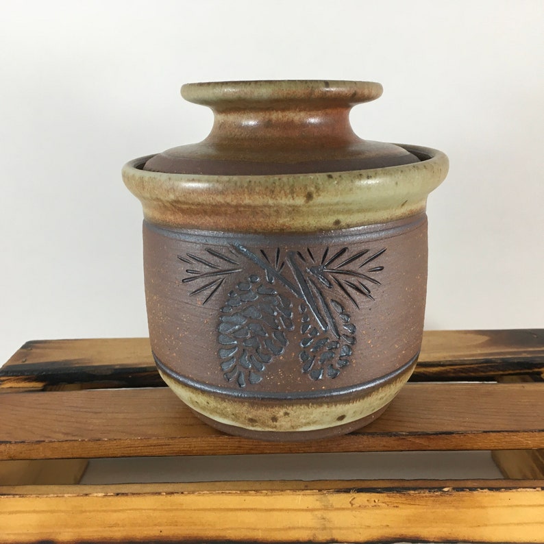 Stoneware Butter Keeper Pottery French Butter Crock in Stock Etsy