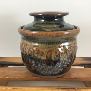 Pottery French Butter Keeper, Ceramic Butter Dish, Stoneware Butter Crock, Ready to Ship!
