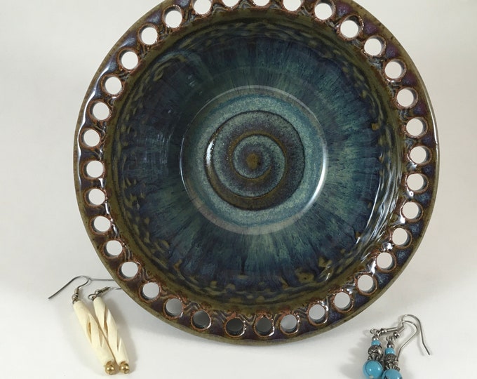 Earring Holder Pottery Jewelry Holder Stoneware Earring Etsy