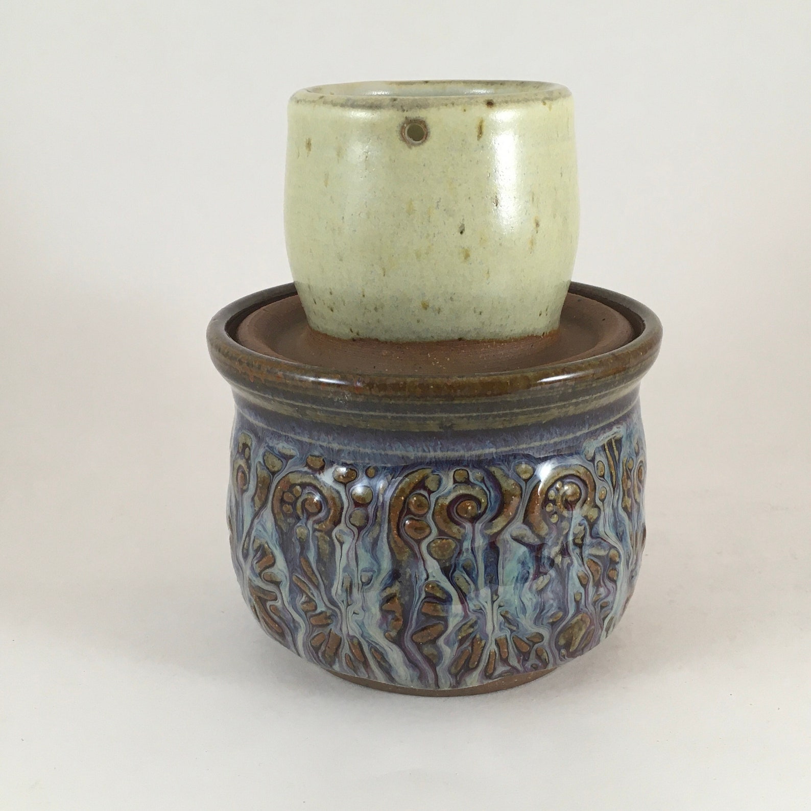 Pottery ButterKeeper French Butter Keeper Ceramic Butter Etsy