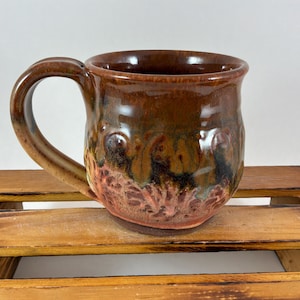 Pottery Mug, 10.5 oz Handmade Stoneware Mug, Ready to Ship!!