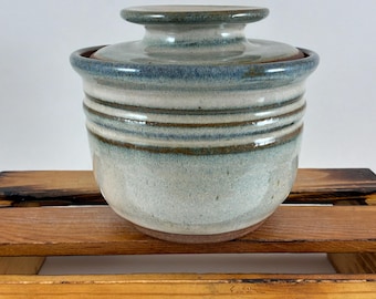 French Butter Keeper, Pottery ButterKeeper, Ceramic Butter Dish, Ready to Ship!