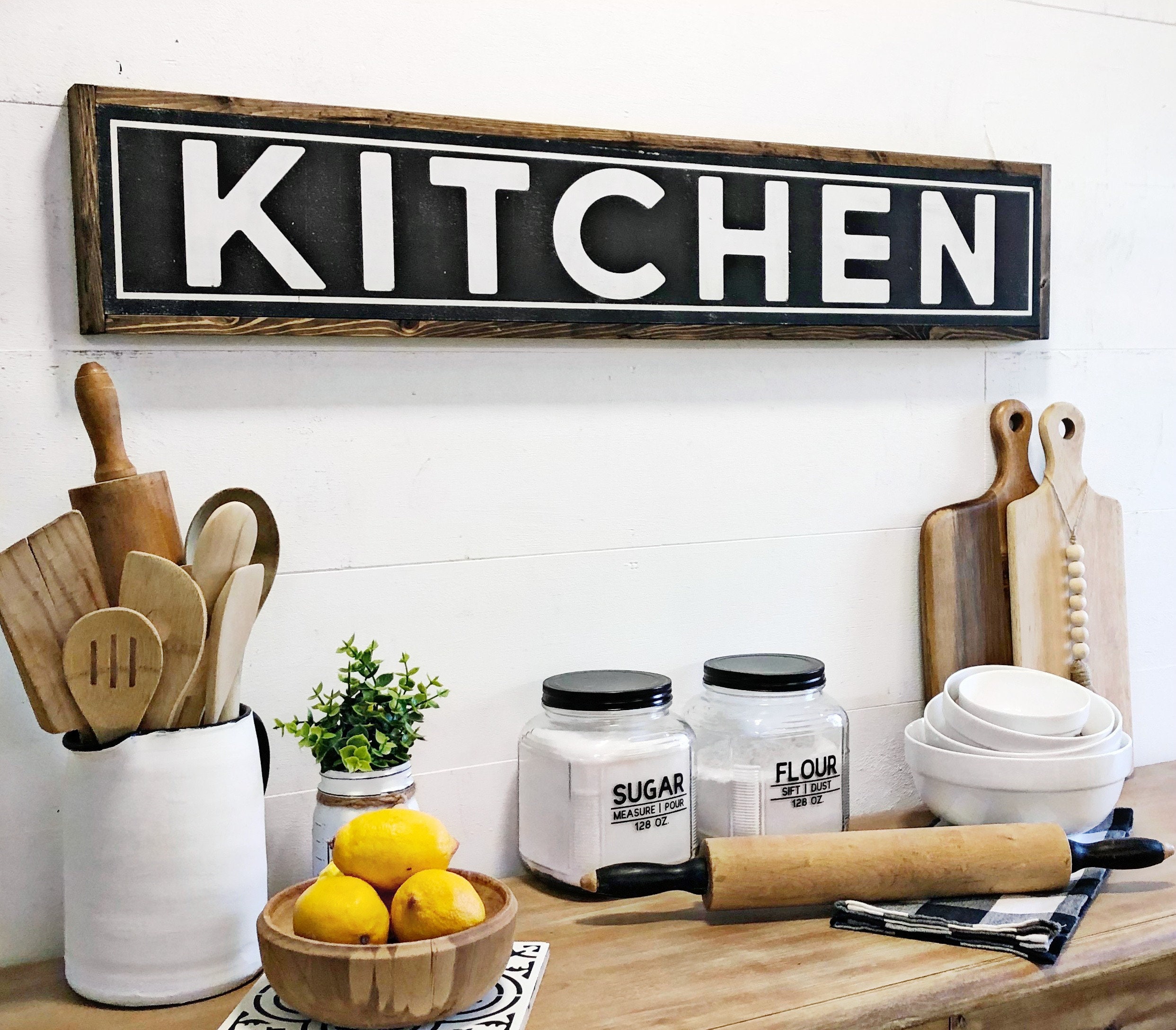 Kitchen Sign Kitchen Sign Large Kitchen Sign Farmhouse Etsy Norway