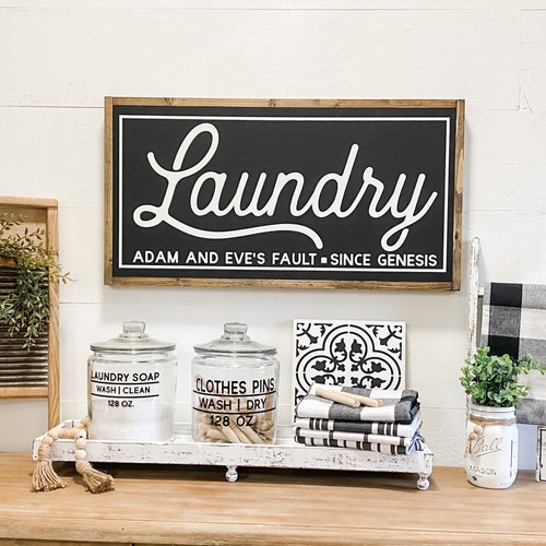 Laundry Room Decor Laundry Sign Farmhouse Laundry Sign - Etsy Laundry Room Decor Laundry Sign Farmhouse Laundry Sign - Etsy