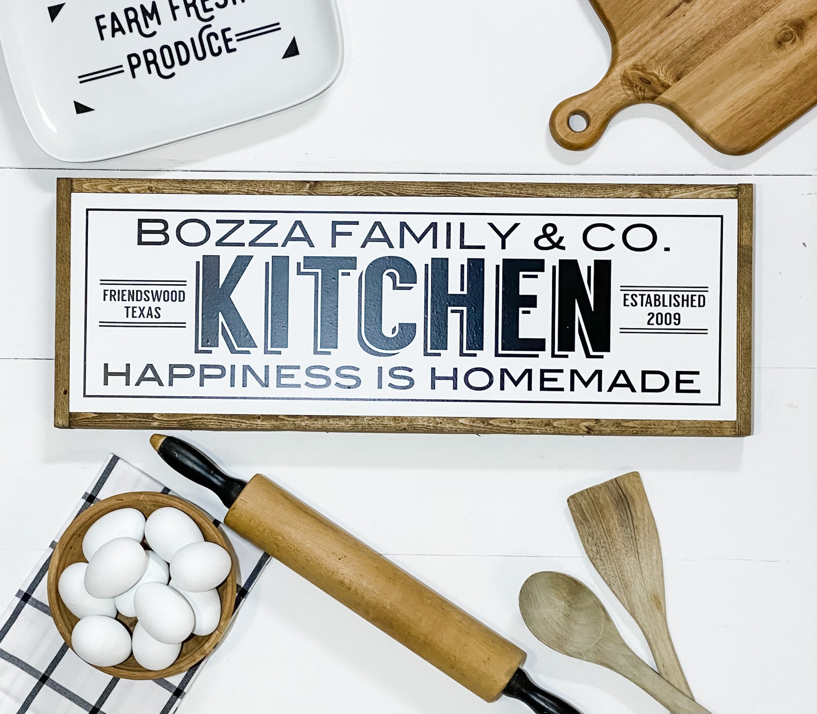 Personalized Kitchen Signs Custom Kitchen Sign Personalized Etsy