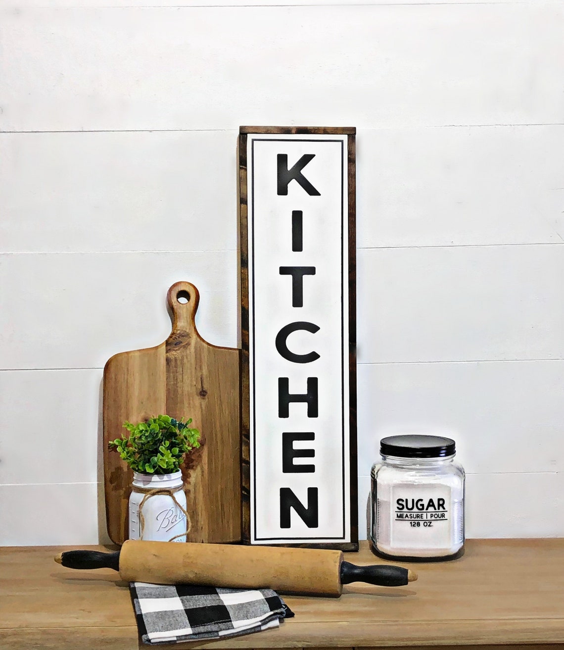 Vertical Kitchen Sign Kitchen Sign Large Kitchen Sign Etsy