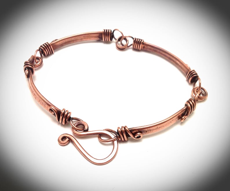 Copper Bracelet Bangle Bracelet Copper Wire Jewelry Wire Etsy