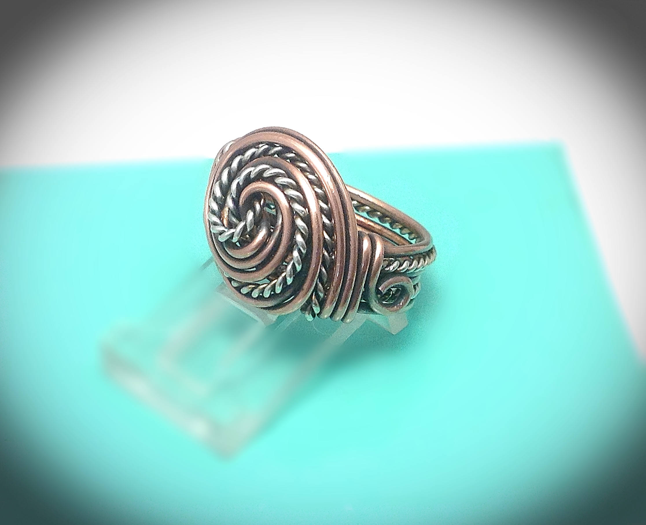 Wirewrapped Ring. Wire Wrapped Jewelry. Wire Ring. Handcrafted Jewelry