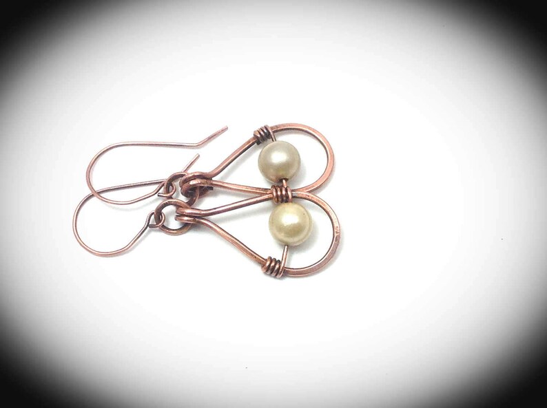 Copper Wire Jewelry. Wirewrapped Jewelry. Wire Jewelry. Antiqued Copper