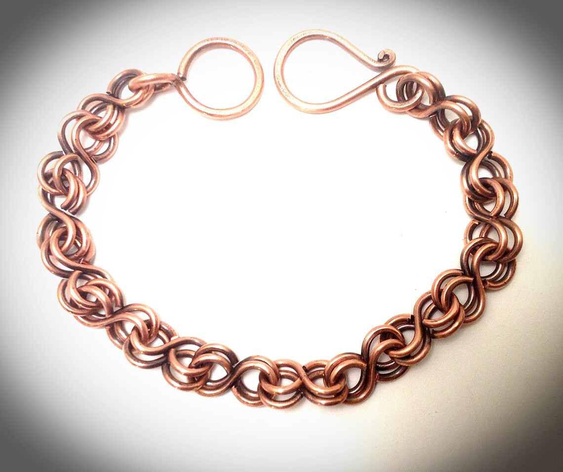 Copper bracelet Wire wrapped jewelry Copper wire wrapped Etsy