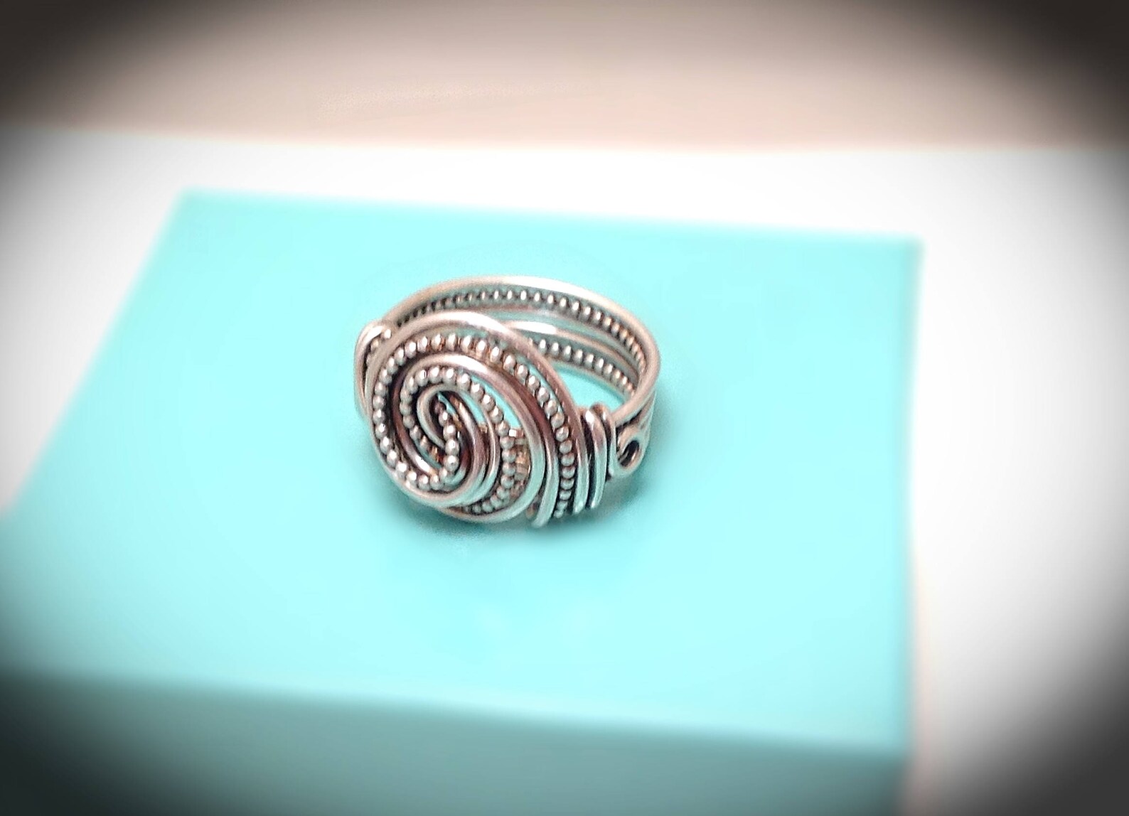 Wire Wrapped Jewelry. Wire Ring. Silver Ring. Sterling Silver Etsy