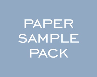 Wedding Invitation Paper Sampler