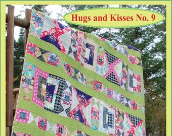 Hugs & Kisses No. 9 - An Urban Folk Pattern from Blue Nickel Studios - PDF Download