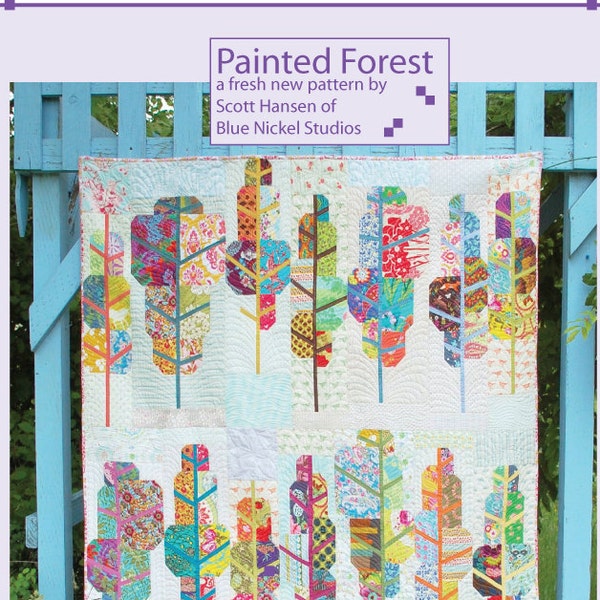 Painted Forest - An Urban Folk Pattern from Blue Nickel Studios - PDF Download