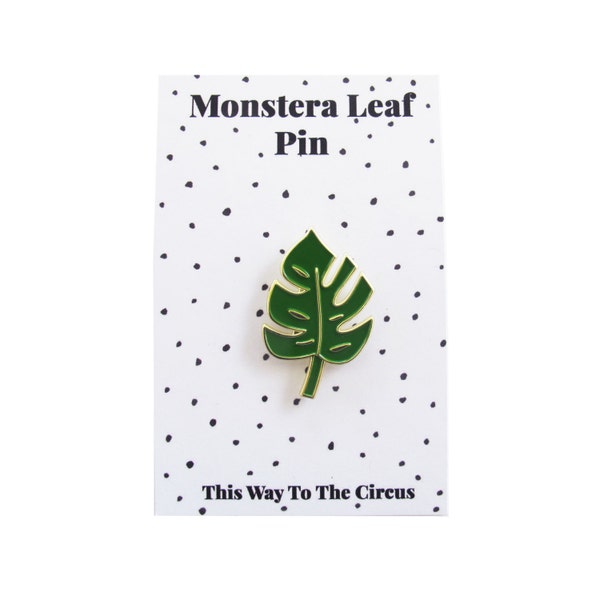 Monstera Leaf Enamel Pin