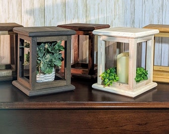 Hardwood Lantern / Centerpiece