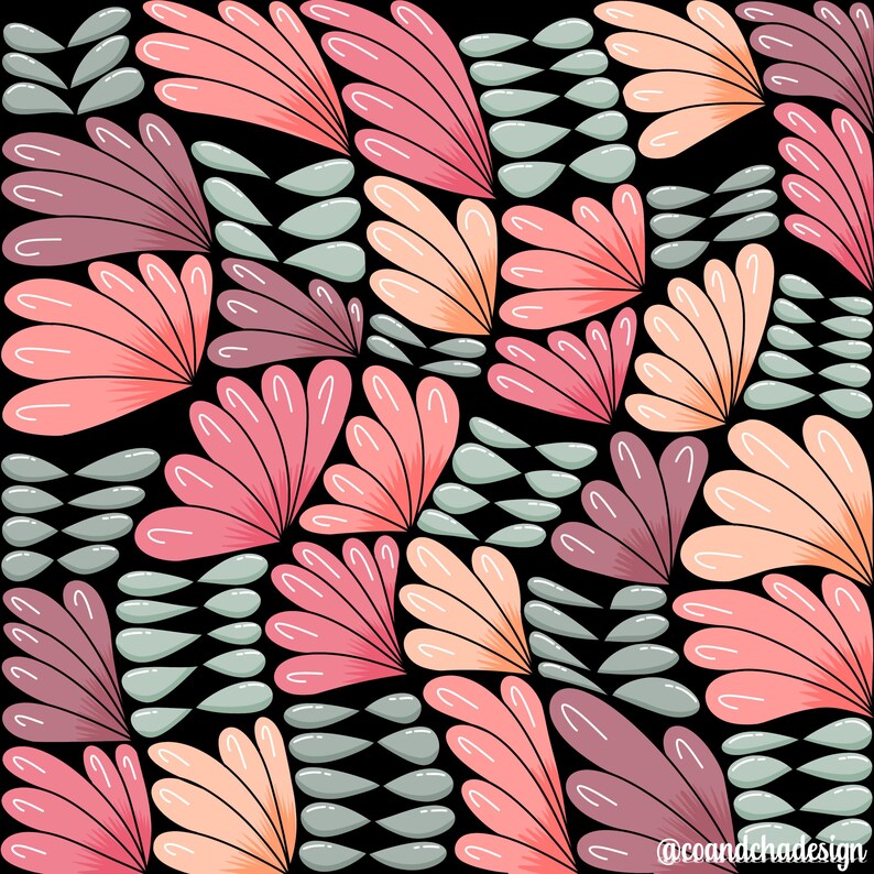 Sage & Petal - Procreate Color Palette: 30 Swatches, HEX Codes, Digital ...