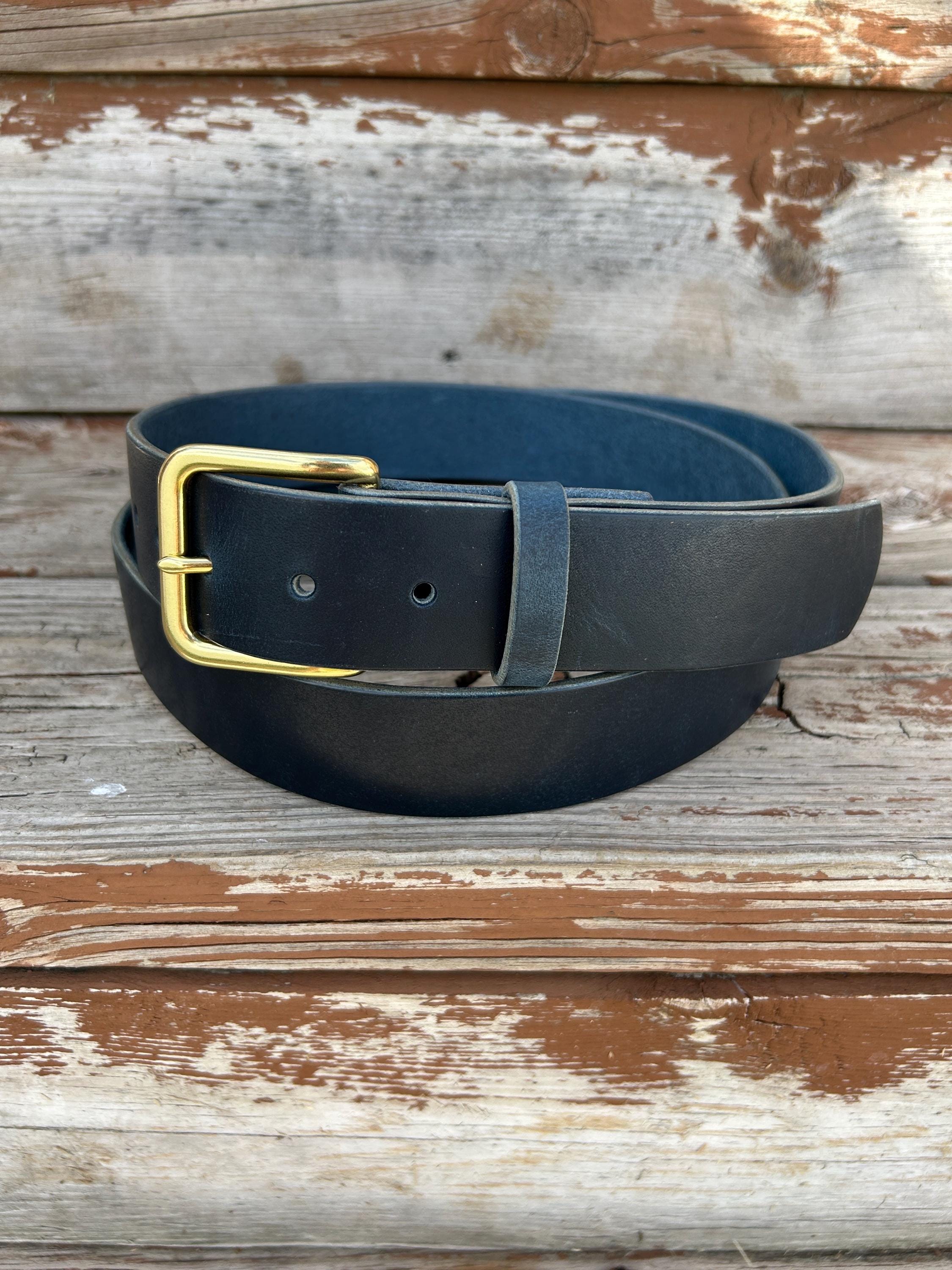 ?80s Cobolt Blue Suede Genuine Asymmetrical Leather Vintage Belt 24- 30\