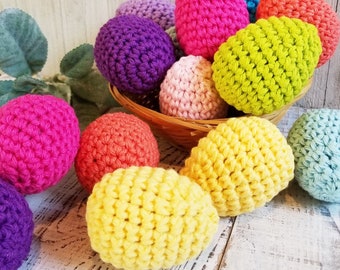 Ostereier häkeln - Amigurumi-Muster: Ostereier häkeln (PDF Pattern)