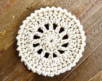 Easy Coaster Crochet Pattern: Kitchen Decor (Digital Download)