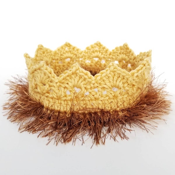 Where The Wild Things Are Inspired Max Crown, Birthday Crochet Crown, RoyalCrownHandmade