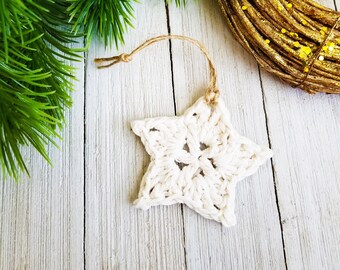 Crochet PATTERN Star, Easy, Instant Download, Digital Pattern, Christmas Ornaments, Farmhouse Decor, Rustic Decor, RoyalCrownhandmade