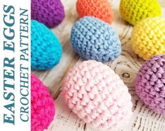 Crochet Easter Egg Pattern PDF | Decorative Flower Eggs | Spring ...