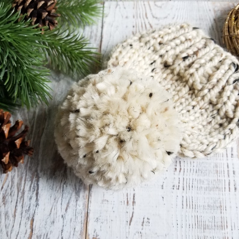 Baby Winter Hat Newborn Pom Pom Hat Baby Girl Gift Baby Boy Etsy