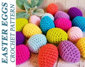 Häkelanleitung Osterei: Amigurumi Frühling Dekor (PDF Häkelanleitung)